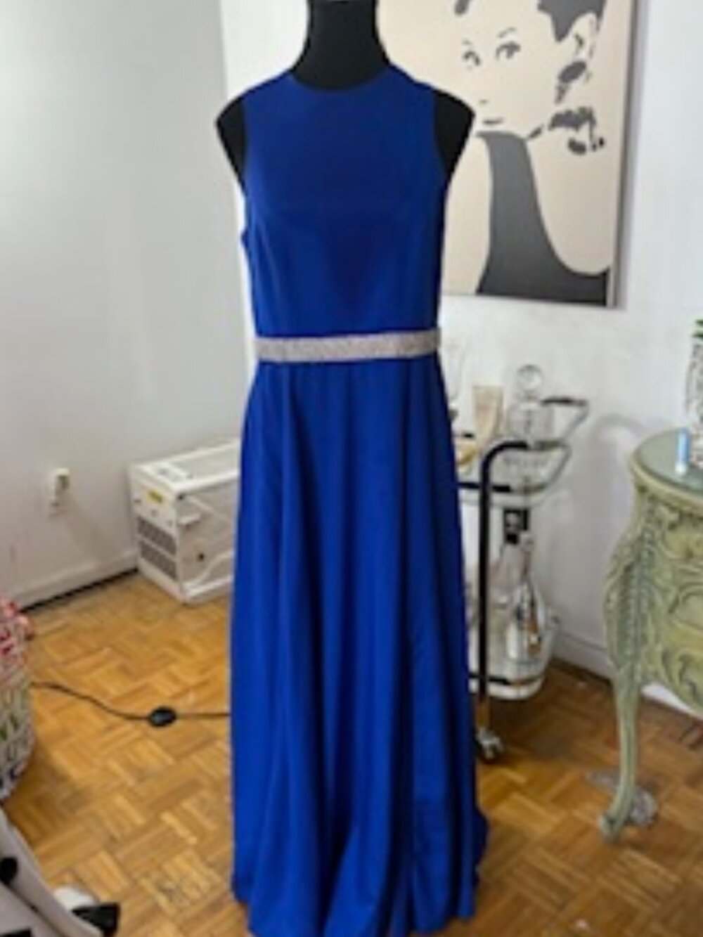 Naven cobalt blue maxi dress/gown.